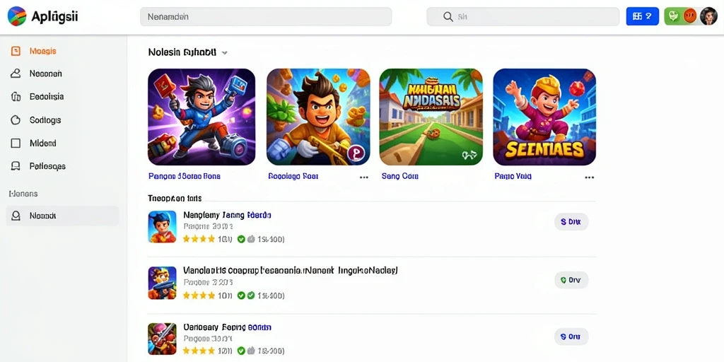 Tampilan awal yang memukau dengan karakter utama.