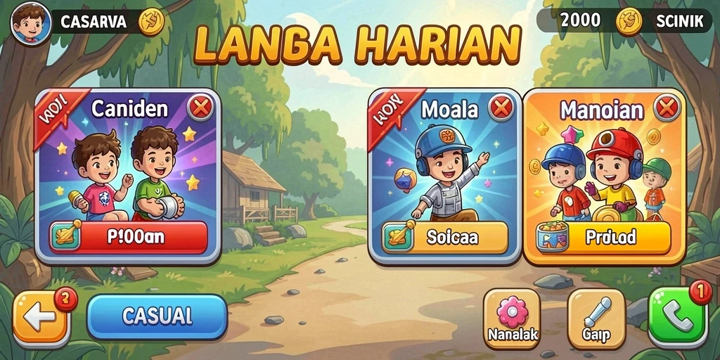 Tampilan awal permainan H89 yang menawan.