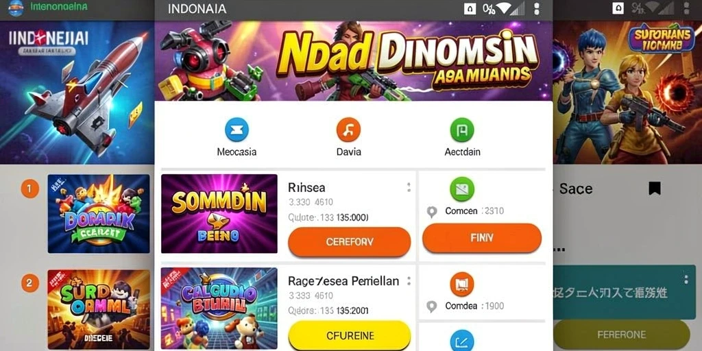 Tampilan menu utama IDROK yang sederhana dan menarik.