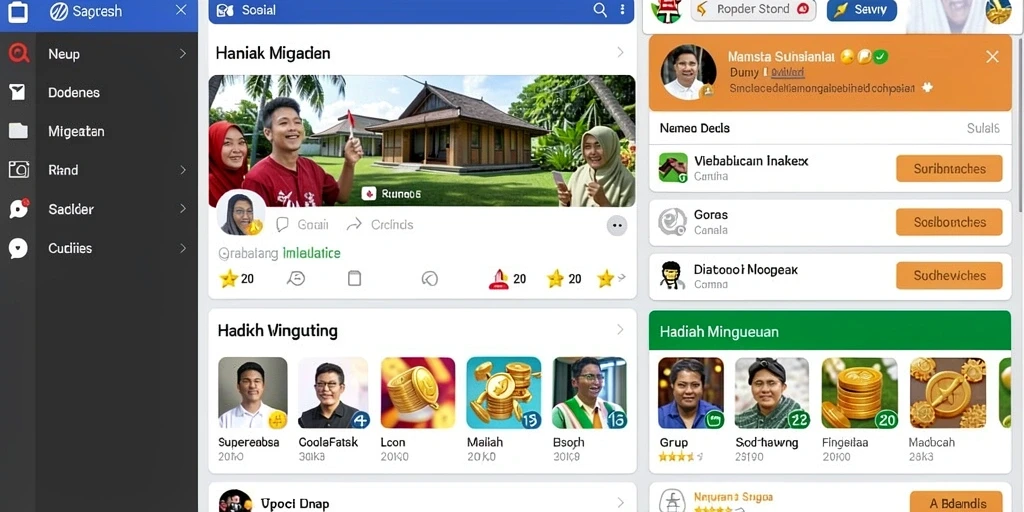Tampilan antarmuka yang menarik dan mudah dinavigasi.