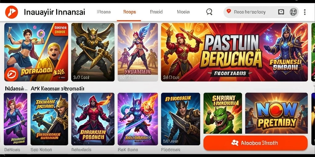 Tampilan antarmuka aplikasi yang menarik dan user-friendly.