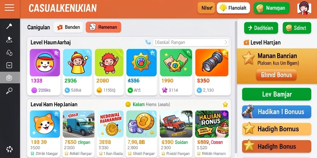 Tampilan antarmuka yang menarik dan mudah digunakan.