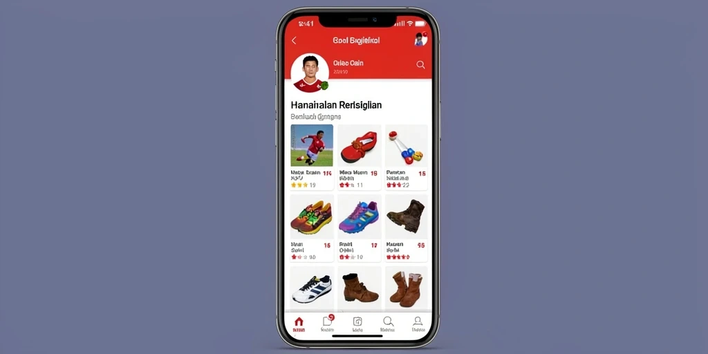 Antarmuka aplikasi yang user-friendly.