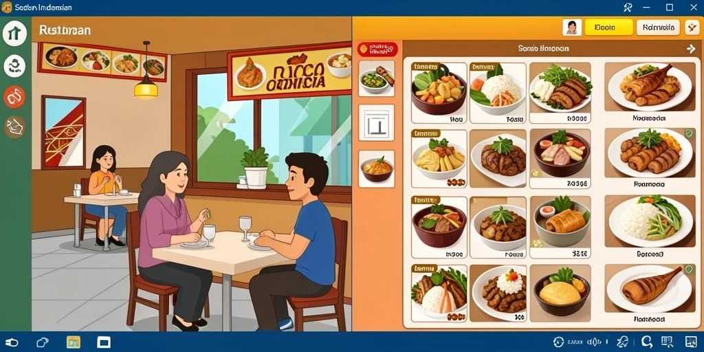 Tampilan antarmuka yang menarik dan mudah digunakan.