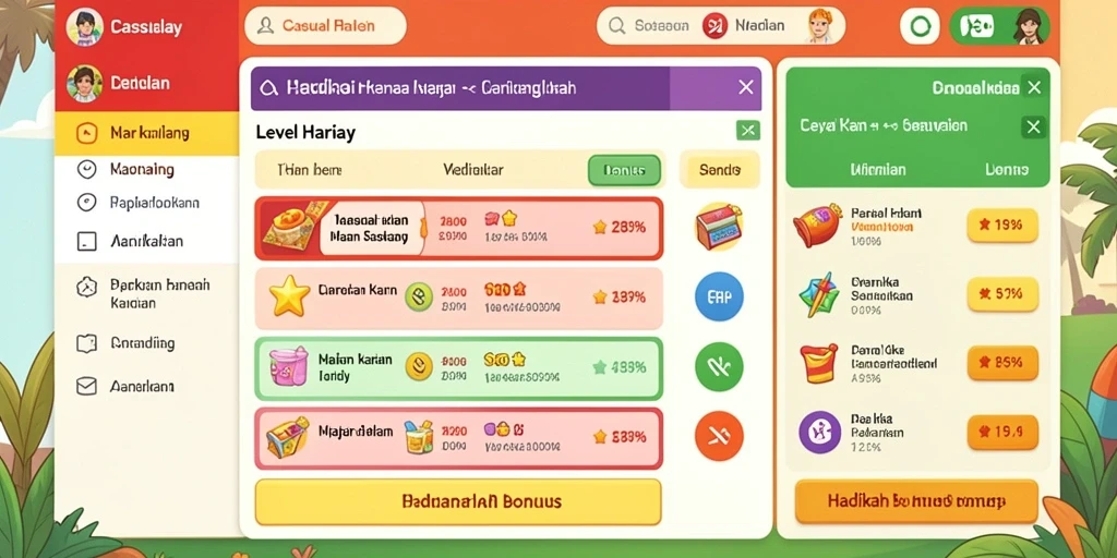 Tampilan antarmuka yang intuitif dan menarik.
