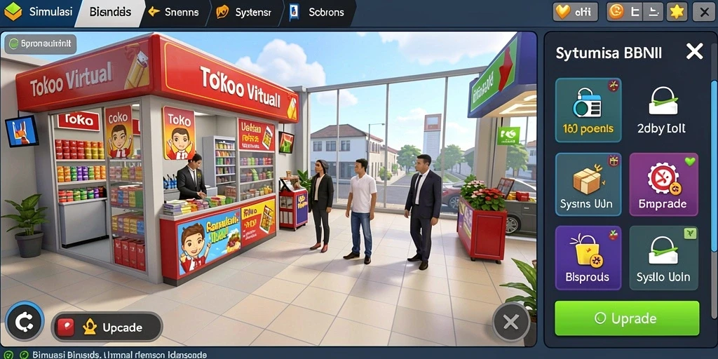 Tampilan menu utama VM777 yang menarik dan mudah dinavigasi.